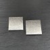 Ohrstecker Quadrat gebogen, ca. 20 x 20 mm, Silber