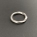 Ring gedreht, ca. 3 mm breit, Silber