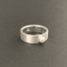Ring mit Perle, ca. 7 mm breit, Silber