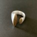 Ring Ellipsen, ca. 26 mm lang, Silber teilgoldplattiert