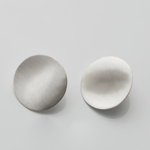 Clip Welle rund, ca. 25 mm, Silber